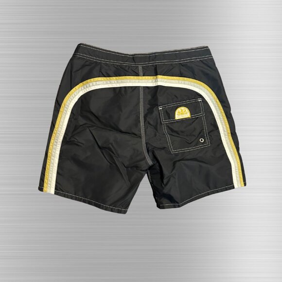 Sundek Retro Stripe Swim Shorts – Size Unknown ( 8.5/10 Condition) - Picture 1 of 5